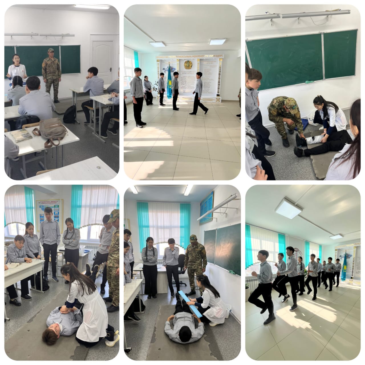 2026 жылғы 13-16 қаңтар аралығында  #2 Аспара  жалпы білім беретін мектебінде алғашқы әскери және технологиялық дайындық пәні аясында «Әскери дағдылар апталығы» өткізілді